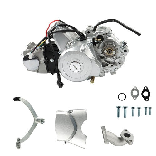 125cc Engine Motor 4 Stroke ATV Semi Auto 3-Speed w/Reverse For ATV Quad Go Kart