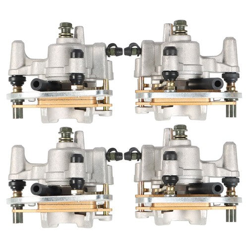 For Yamaha YFM700F/P Grizzly 700 2007-2020 Front & Rear Brake Calipers w/Pads