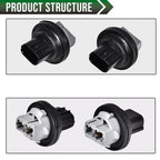 Pair Fit For 2013-2016 Dodge Dart Front Park Turn Signal Light /Lamp Socket