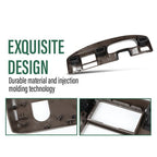 Dash Cluster Radio Bezel Trim Panel Brown Fit For 1999-2004 Ford F250 F350