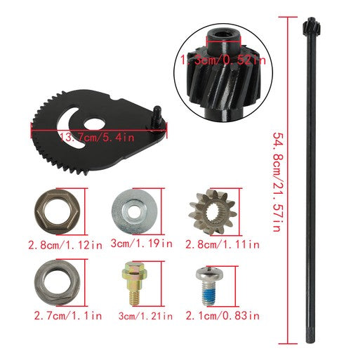 938-05078 Steering Rod Shaft & 617-04094 Steering Gear For MTD Troy Bilt
