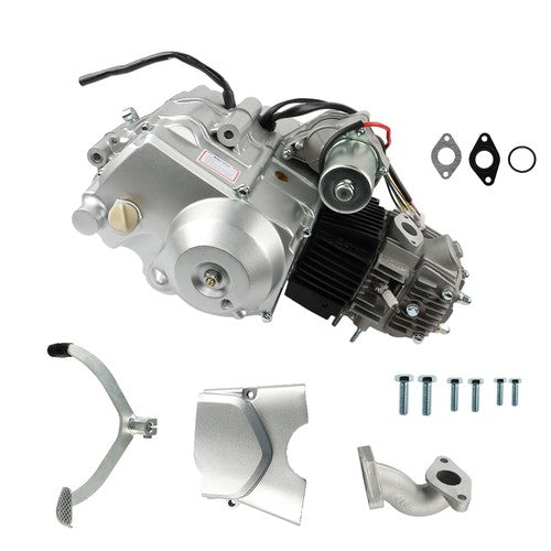 125cc Engine Motor 4 Stroke ATV Semi Auto 3-Speed w/Reverse For ATV Quad Go Kart