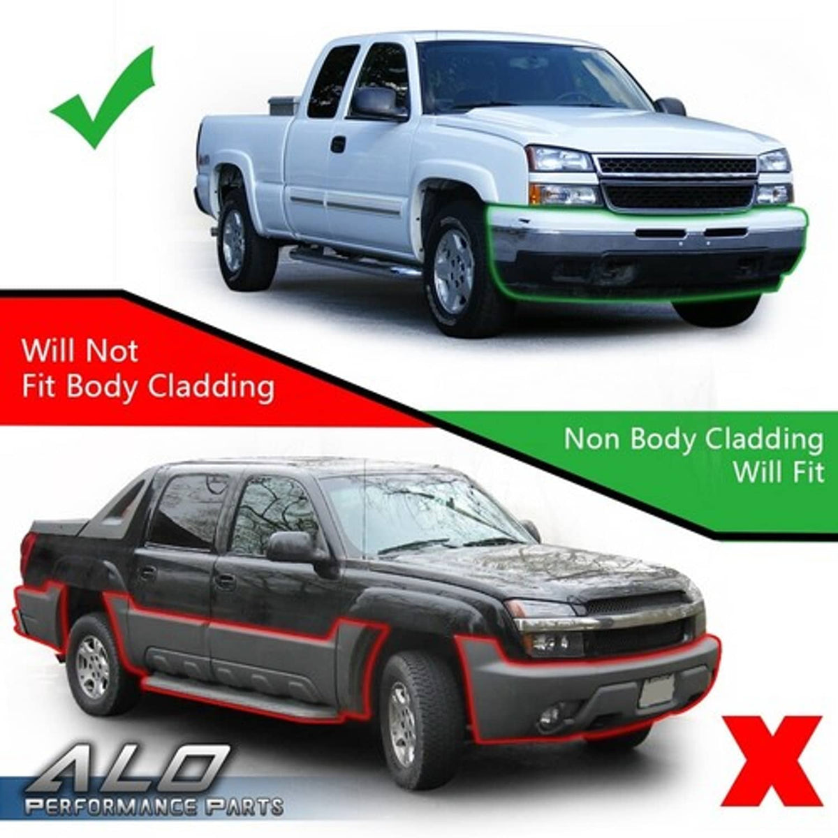 Fit For 03-2006 Chevrolet Silverado LED Tube Smoke Black Headlights+Tail Lights