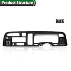 Fit For 94-97 Dodge Ram 1500 2500 3500 Pickup Black Dashboard Bezel w/ Vents