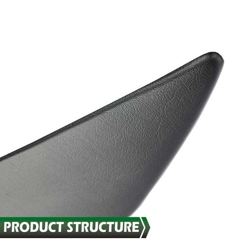 2pcs Door Panel Insert Textured Black Fit For 2010-2014 Ford Mustang Replacement