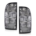 Fit For 01-04 Toyota Tacoma Smoke Tail Lights Brake Lamps Assembly w/ Bulbs