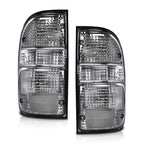 Fit For 01-04 Toyota Tacoma Smoke Tail Lights Brake Lamps Assembly w/ Bulbs