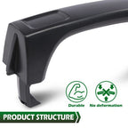 Fit For 2006-2010 Hummer H3 H3T Black Door Handle Outside Front & Rear Set of 5