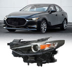 w/o AFS Headlight Assembly For Mazda 3 2019-2021 Headlamps Left/Driver Side LED