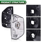Fit For 14-21 Toyota Tundra Clear Rear Tail Lights Brake Lamps Assembly Pair
