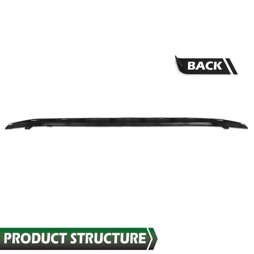 Fit For 2020-2024 Toyota Corolla LE XLE 4Dr Black Rear Lower Bumper Molding Trim