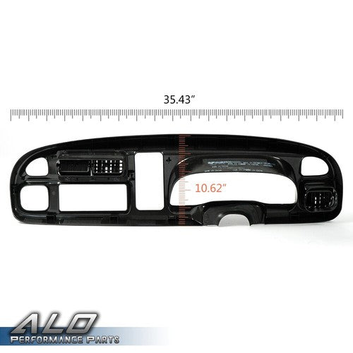 Dash Board Bezel Cover Instrument W/Vents Fit For 98-02 Dodge Ram 1500 2500 3500