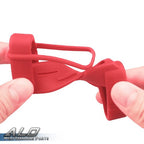 2PC Car SUV Seat Belt Buckle Clip Silicone Anti-Scratch Cover Safety Accessories