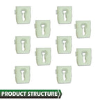 10Pcs Fit For 1973-1979 Ford Pickup Truck Body Side Belt Molding Trim Clips