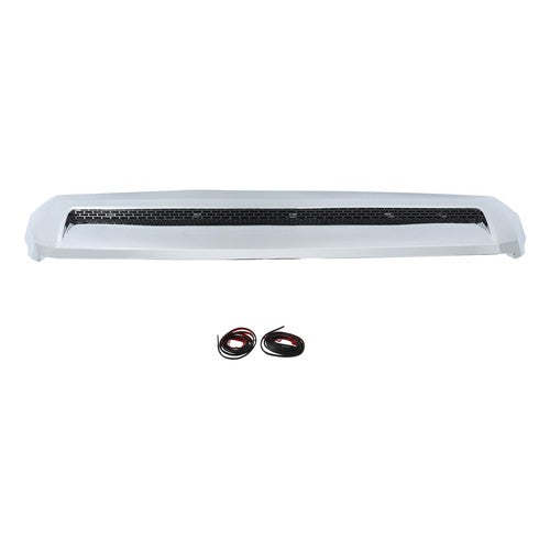For Toyota Tundra 2014-2021 Chrome Front Upper Hood Bulge Grille Trim Molding
