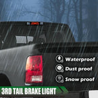 Fit For 1999-2016 Ford F250 F350 Super Duty LED 3rd Brake Light Cargo Lamp Black