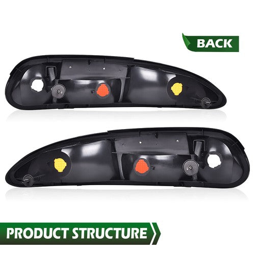 Tail Lights Brake Lamps Assembly Left+Right Fit For 1993-2002 Chevrolet Camaro
