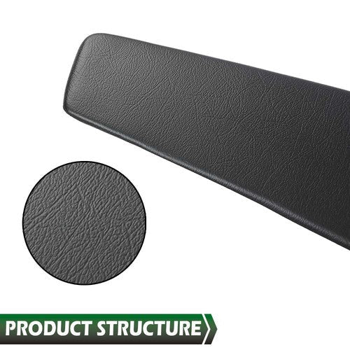 2pcs Door Panel Insert Textured Black Fit For 2010-2014 Ford Mustang Replacement