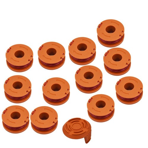 12 Pack Replacement Spool Line String Trimmer For Worx 155 156 157 160 163 165