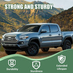 Front Upper Hood Bulge Molding Trim Matte Black For Toyota Tundra 2014-2021
