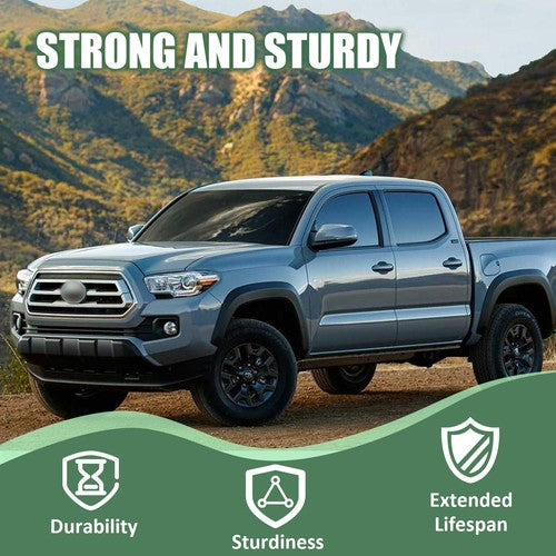 Front Upper Hood Bulge Molding Trim Matte Black For Toyota Tundra 2014-2021