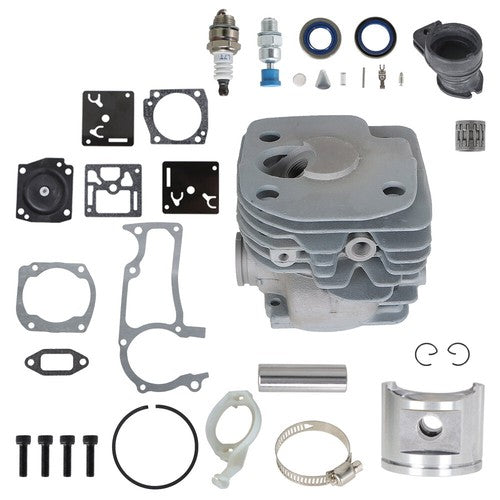 For Husqvarna 372 372XP 371 365 362 Cylinder Piston Kit Chainsaw Muffler Gasket