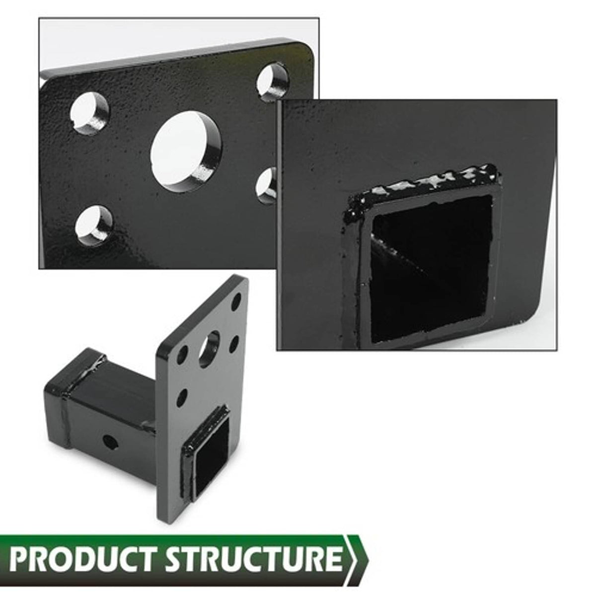 Fit For HMMWV HUMVEE MILITARY M998 M151A1 2'' Receiver Hitch w/ Hitch Pin Kit