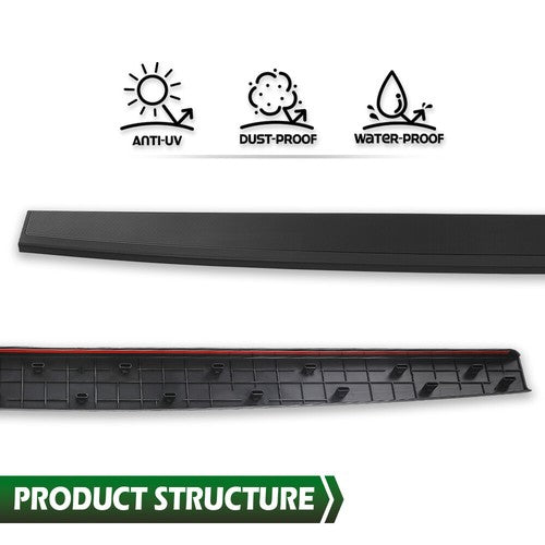 Tailgate Cap Molding Top Protector Fit For 2014-2019 Chevy Silverado/GMC Sierra
