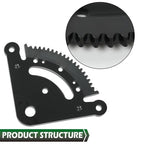 For John Deere LA130 LA135 LA140 LA145 Steering Sector & Pinion Gear w/ Bushings