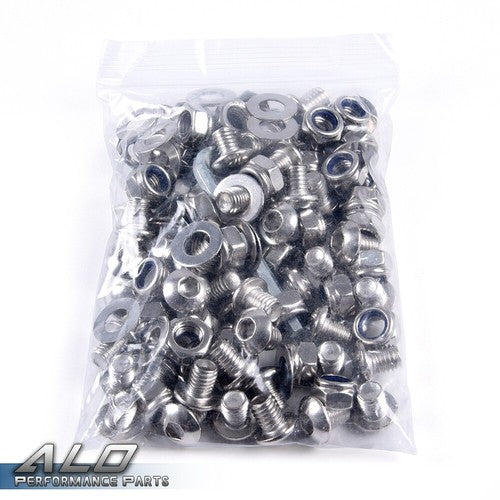 Universal Pocket/Rivet Style Fender Flares Screw/Bolt Hardware Kit Fit For Ford