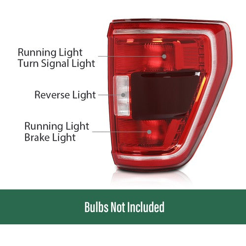 Right Tail Light with Blind Spot Fitment – 2021–2023 Ford F-150 XLT trucks – Part Outfitters, additional product view 3