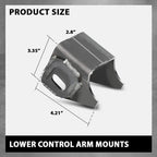 Lower Control Arm Mounts Fit For 1984-2006 Jeep Wrangler Cherokee Comanche