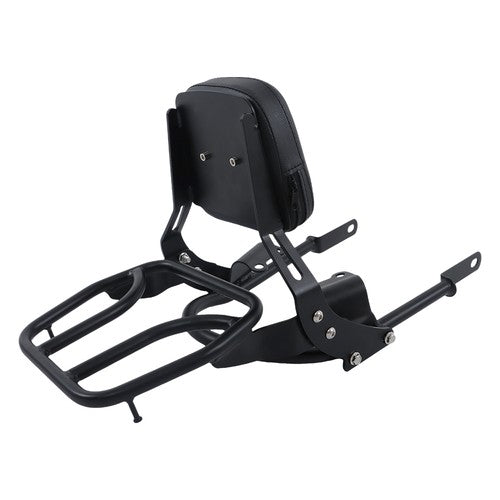 Backrest Sissy Bar w/ Luggage Rack For Bonneville T100 T120/Black 2016-24 US