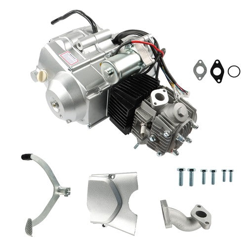 125cc Engine Motor 4 Stroke ATV Semi Auto 3-Speed w/Reverse For ATV Quad Go Kart