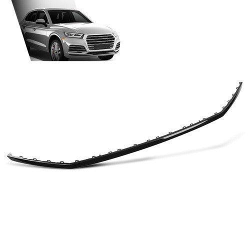 Fit For 2018-2020 Audi SQ5 Q5 Front Bumper Cover Molding Trim Impact Strip Black