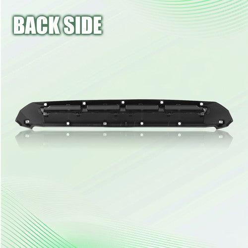 Front Upper Hood Bulge Molding Trim Matte Black For Toyota Tundra 2014-2021