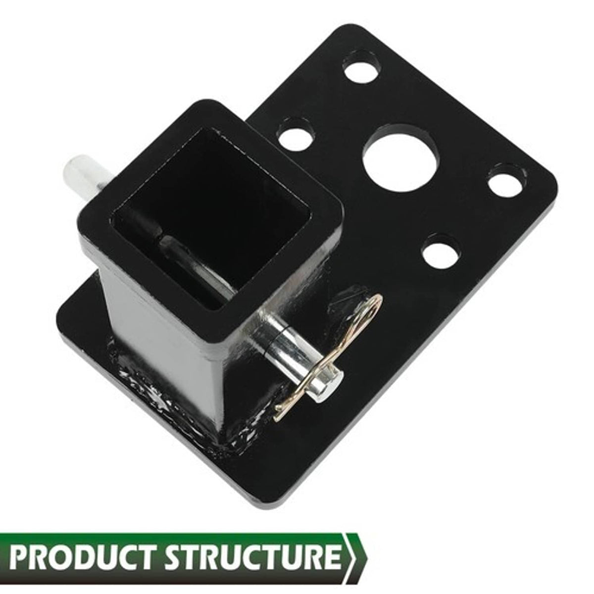 Fit For HMMWV HUMVEE MILITARY M998 M151A1 2'' Receiver Hitch w/ Hitch Pin Kit