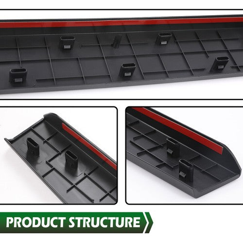 Tailgate Cap Molding Top Protector Fit For 2014-2019 Chevy Silverado/GMC Sierra