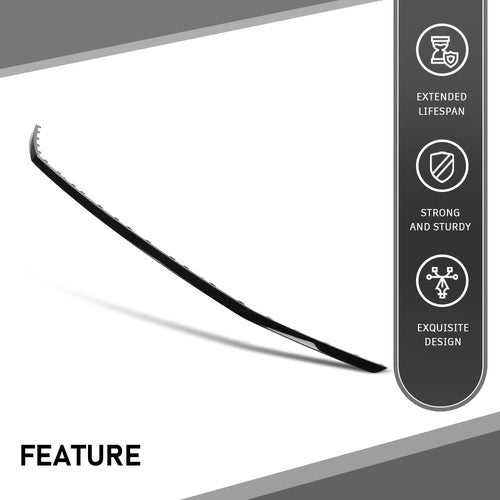 Fit For 2018-2020 Audi SQ5 Q5 Front Bumper Cover Molding Trim Impact Strip Black