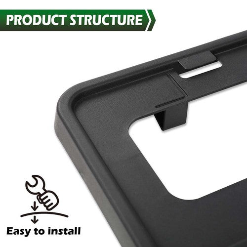 Fit For 11-16 F250 F350 Super Duty Front Bumper License Plate Mounting Bracket