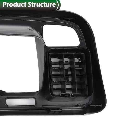 Fit For 94-97 Dodge Ram 1500 2500 3500 Pickup Black Dashboard Bezel w/ Vents