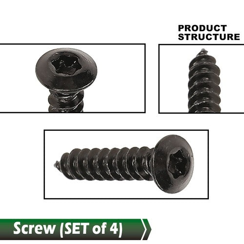 Fit For 05-13 C6 Corvette Tail Light Lens Upper to Bumper Screws Kit 4pcs