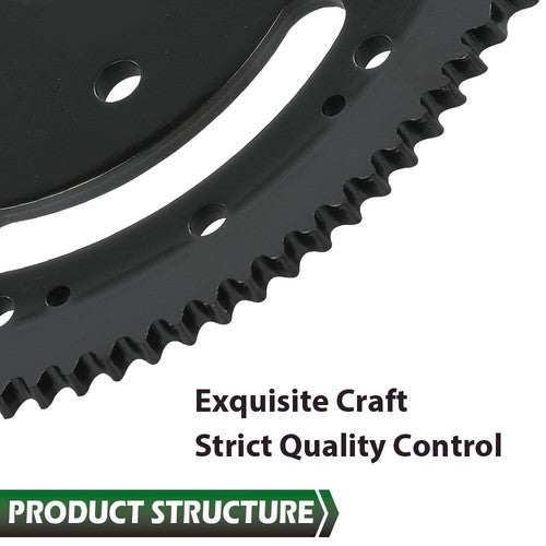 For John Deere LA130 LA135 LA140 LA145 Steering Sector & Pinion Gear w/ Bushings