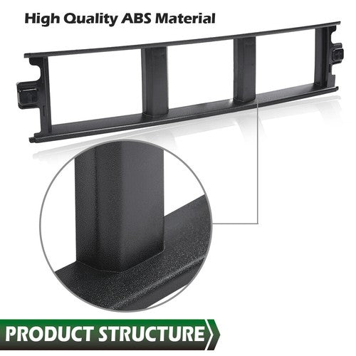 Fit For 2018-2020 Ford F-150 Front Bumper Center Cover Insert Trim Panel Black