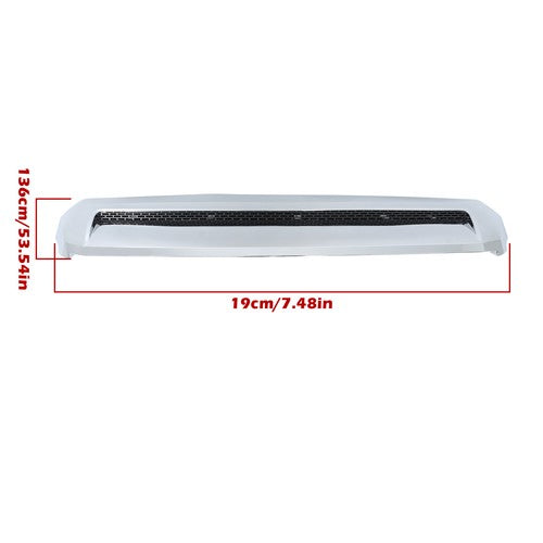 For Toyota Tundra 2014-2021 Chrome Front Upper Hood Bulge Grille Trim Molding