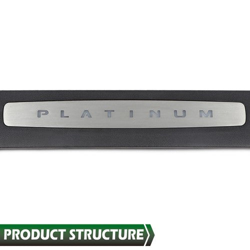 Fit For 17-22 Super Duty Crew Cab LED Illuminated Platinum Door Sill Plate Set