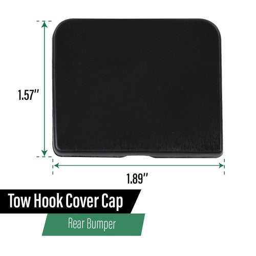 Rear Bumper Tow Hook Eye Cover Cap Fit For 09-11 Mercedes-Benz ML-Class