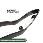 Fit For 2016-2018 Chevrolet Cruze Front Bumper Grille Air Deflector 84284101