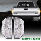 Fit For 14-21 Toyota Tundra Clear Rear Tail Lights Brake Lamps Assembly Pair