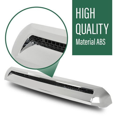Fit For Toyota Tundra 2014-2021 Front Upper Hood Bulge Molding Grille Trim